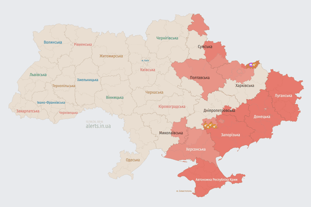 Росія атакує Україну БПЛА ввечері 14 серпня: дрони на Одещину, Полтавщину та КАБи на Харківщину