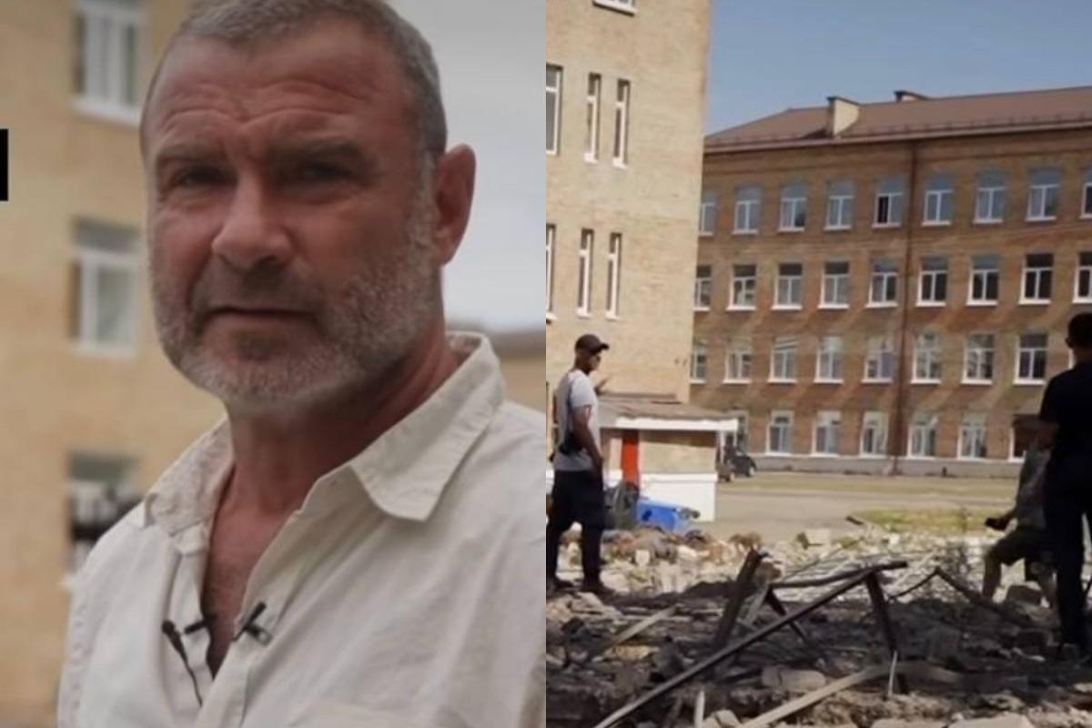 Голлівудська зірка Лієв Шрайбер відвідав Київ після атаки РФ та закликав США допомогти