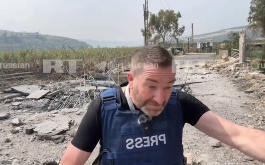 Ізраїльська ракета влучила поруч із знімальною групою Russia Today в Лівані: журналісти поранені