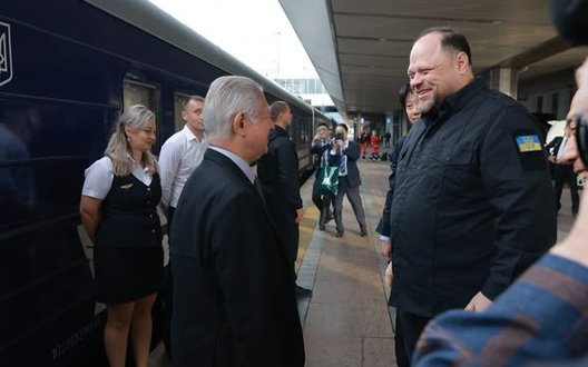 Спікер Палати представників Японії Ейсуке Морі прибув з першим візитом до України