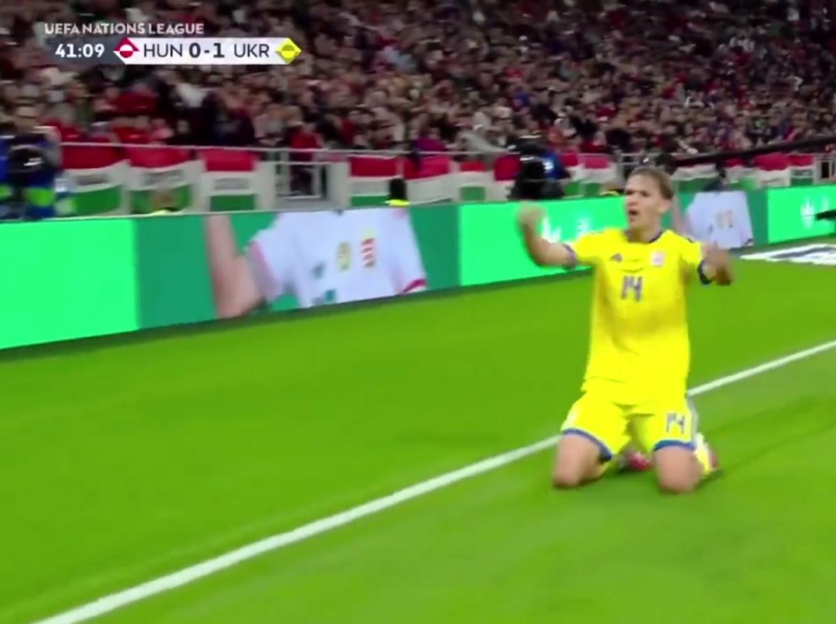 Україна перемогла Угорщину 1:0 на старті Ліги Націй: гол Сікана