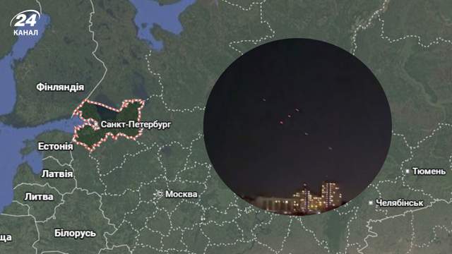 Понад 300 українських дронів атакували Росію: удари по Ленінградській області та окупованому Донецьку