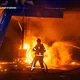 Удар по Хмельниччині: горіли АЗС та підприємства, двоє поранених