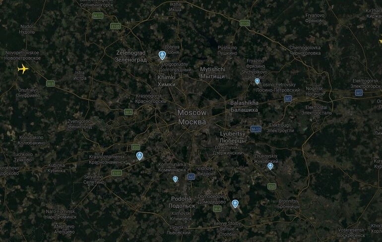 Дрони атакували Москву: всі чотири аеропорти призупинили обслуговування рейсів