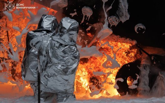 Росія атакувала об'єкт критичної інфраструктури на Вінниччині: спалахнула пожежа