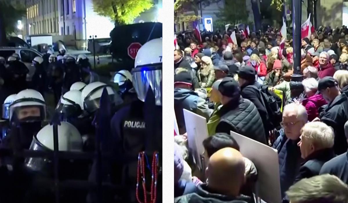 Польща у кризі: поліція увійшла до Конституційного трибуналу, Навроцький терміново повернувся