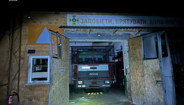 Армія РФ вдарила по пожежно-рятувальній частині у Запоріжжі