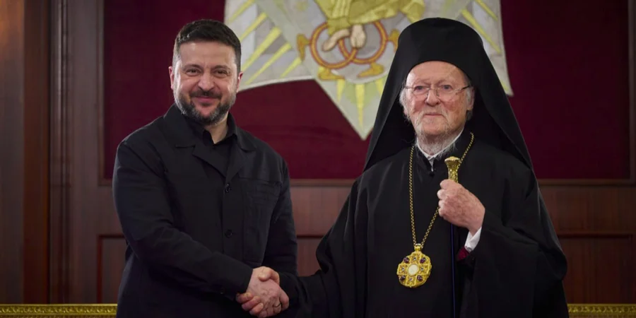 Зеленський зустрівся з Вселенським патріархом Варфоломієм у Стамбулі