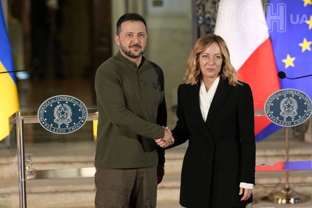 Зеленський 15 квітня зустрінеться з Мелоні в Римі