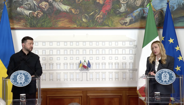 Зеленський і Мелоні в Римі домовились про Drone Deal та співпрацю в ППО