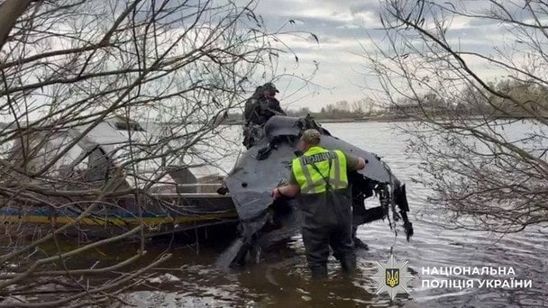 Поліція вилучила з Дніпра шахед з бойовою частиною після нічної атаки на Київ