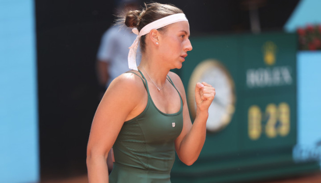 Марта Костюк вперше вийшла до півфіналу WTA 1000 у Мадриді
