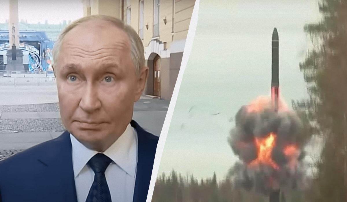 Путін заявив про ядерне оснащення «Орєшніка» і похвалився запуском «Сармату»
