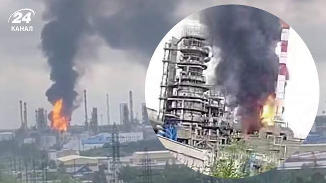 Пожежа на Антипінському НПЗ у Тюмені: горить один із найбільших приватних заводів Росії