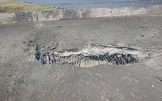 ЗСУ вдарили по мосту біля Чонгара — пункт пропуску «Джанкой» до Криму перекрито