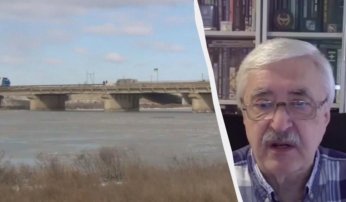 Дрон «Бегемот» атакував Чонгарський міст: перше відео удару