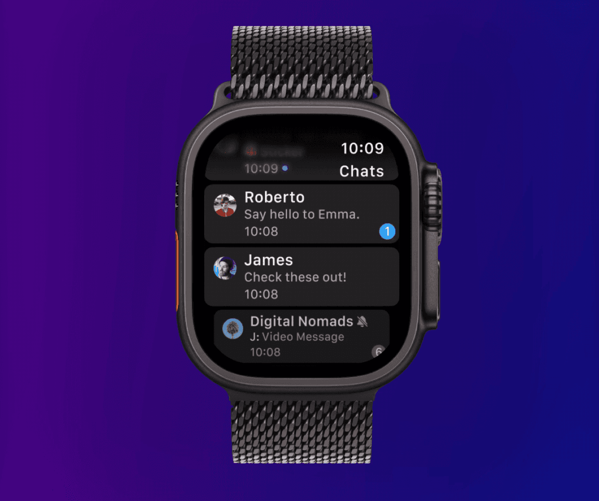 Telegram з'явився на Apple Watch: тепер можна листуватися прямо з годинника