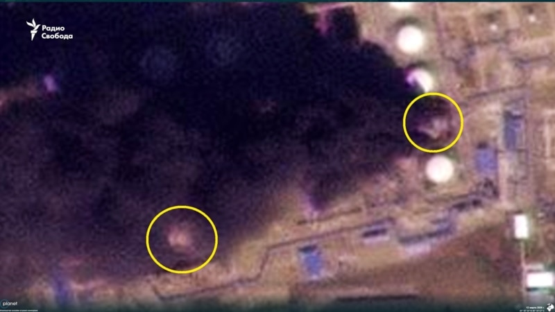 ЗСУ вдарили по нафтобазі в Росії: горять два резервуари, дим розтягнувся на 15 км