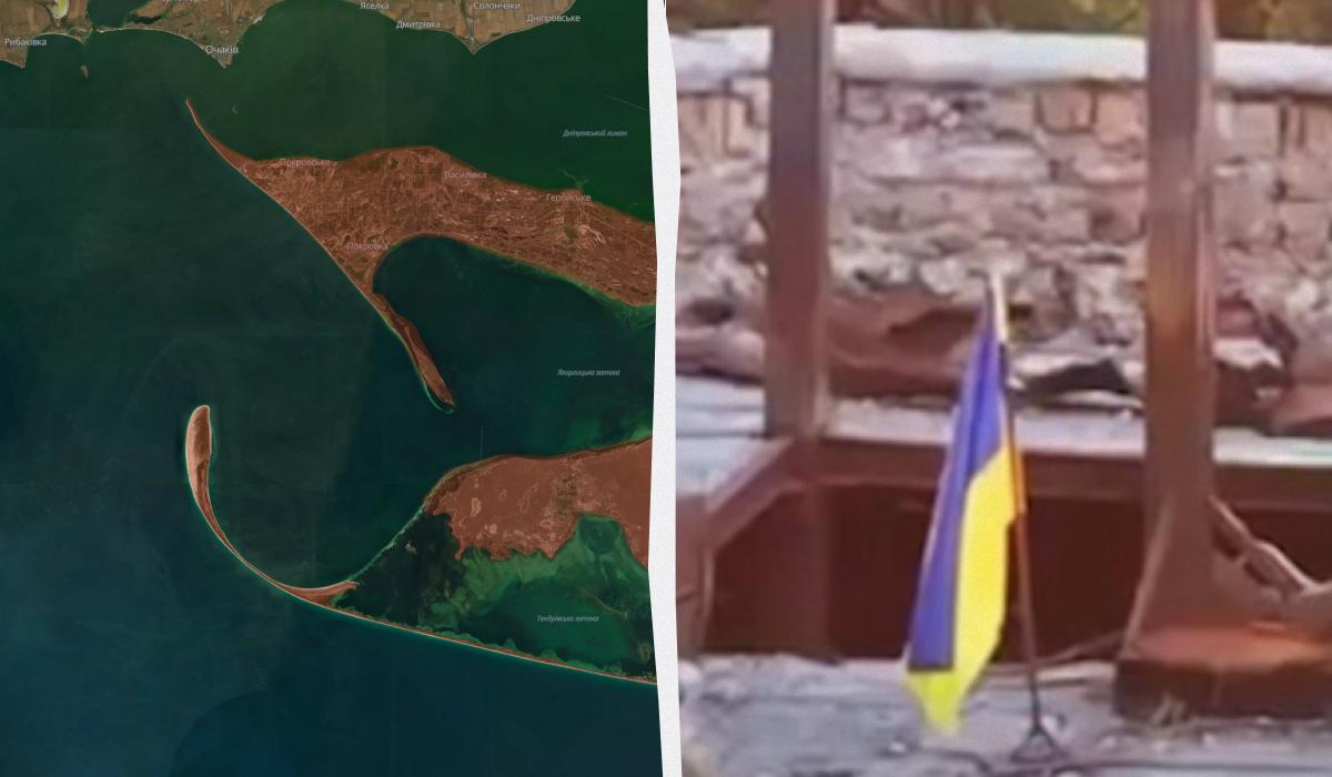 ЗСУ підняли прапор України на Кінбурнській косі: окупанти відступають