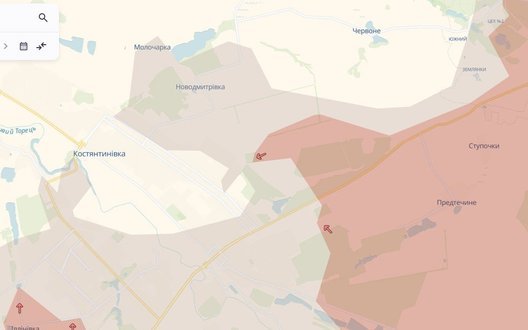 Окупанти просунулися на Донеччині: DeepState фіксує зміни біля Костянтинівки і Затишку