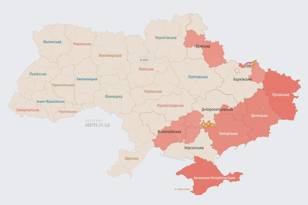 Росія запустила ударні дрони по Миколаївщині: кілька груп БпЛА рухаються у бік Баштанки