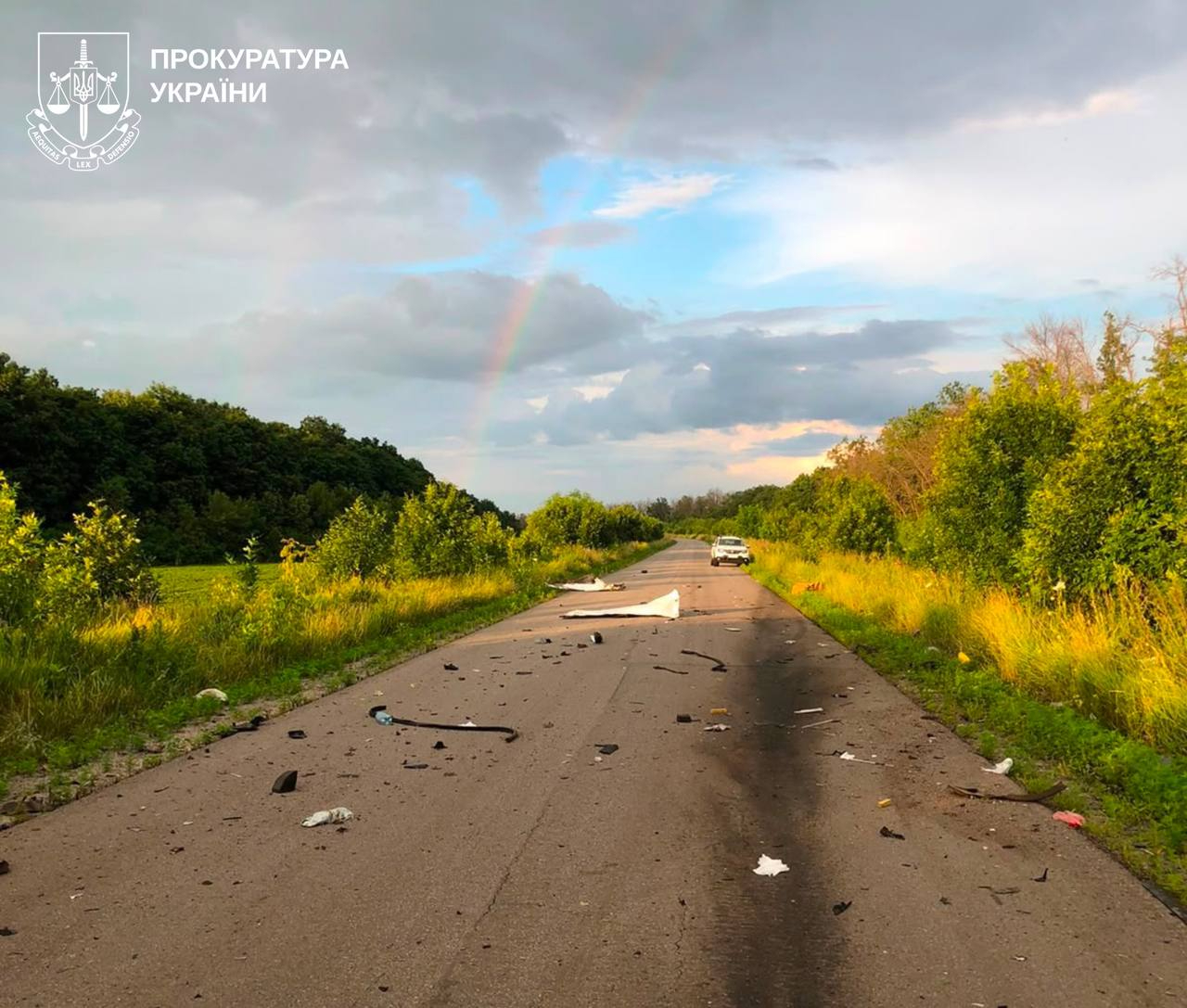 Дрон РФ знищив цивільний автомобіль на Харківщині: загинув 61-річний водій