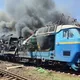 Росія двічі вдарила по поїзду «Київ-Запоріжжя»: вагон зруйновано, спалахнула пожежа