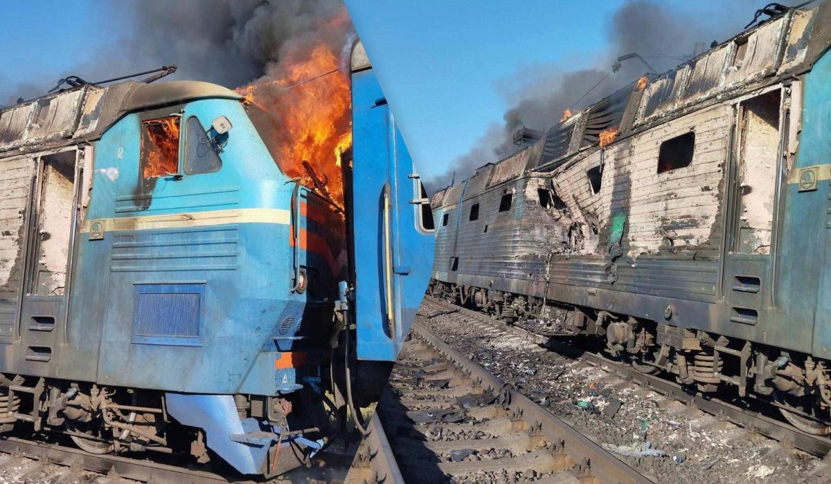 Дрон РФ атакував пасажирський поїзд на Запоріжжі: поранено провідницю