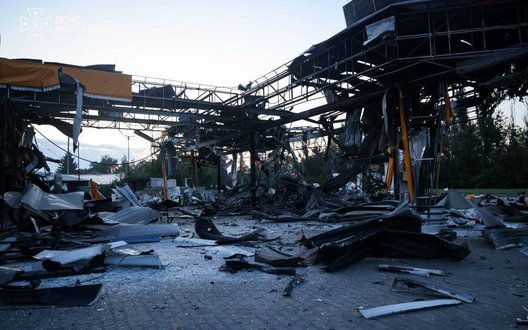 Росіяни атакували чотири АЗС та пожежну частину у Полтавській області